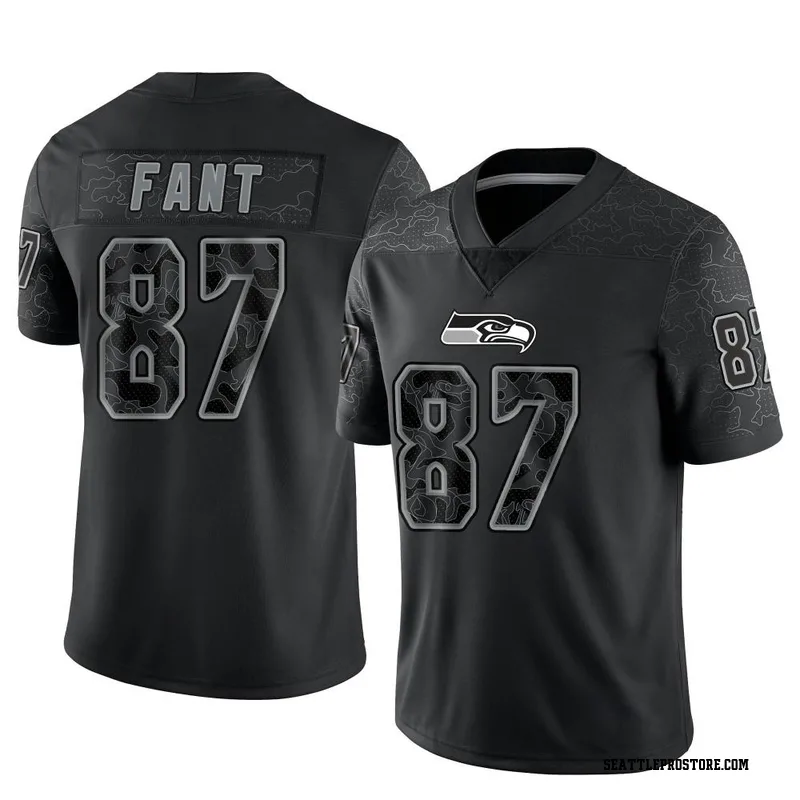 Limited Youth George Fant Silver Jersey - #74 Football Seattle Seahawks  100th Season Inverted Legend Size S(10-12)