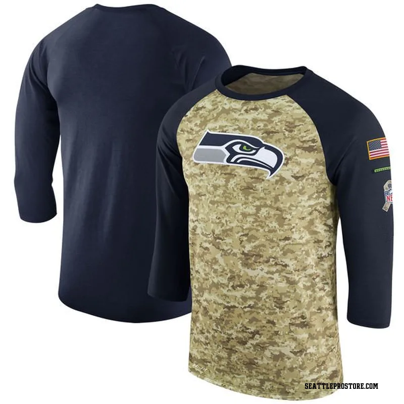 Seattle Seahawks Preschool Liquid Camo Logo T Shirt Navy - Limotees