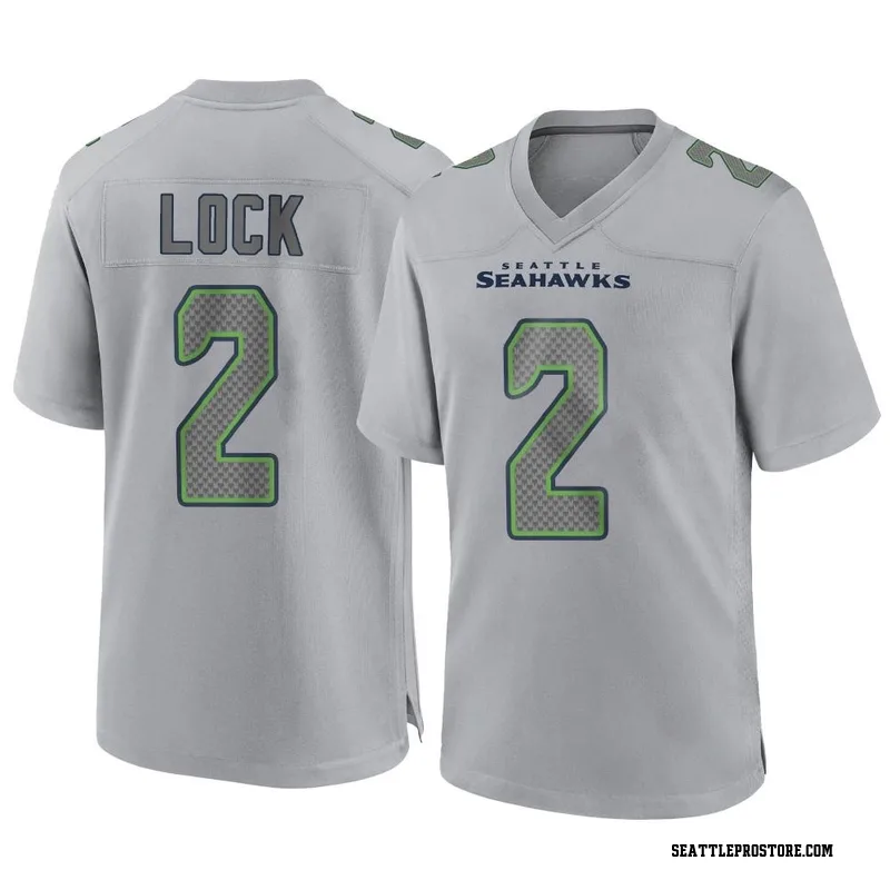 Drew Lock Men's Nike College Navy Seattle Seahawks Custom Game Jersey