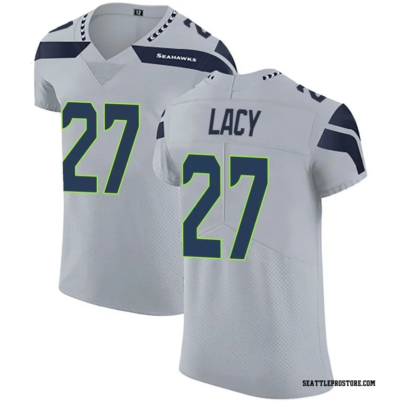 Gray Men's Eddie Lacy Seattle Seahawks Elite Alternate Vapor Untouchable Jersey