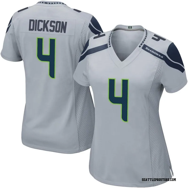 Limited Men's Ed Dickson Silver Jersey - #84 Football Seattle Seahawks  100th Season Inverted Legend Size 40/M