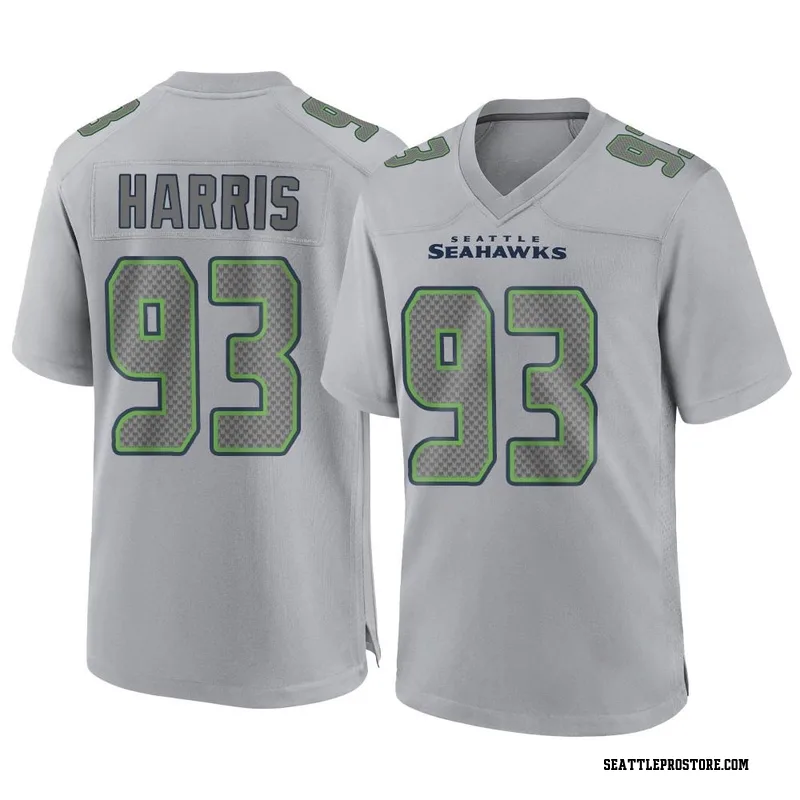 Seattle Seahawks Shelby Harris 96 Game Jersey - White Jersey - Bluefink