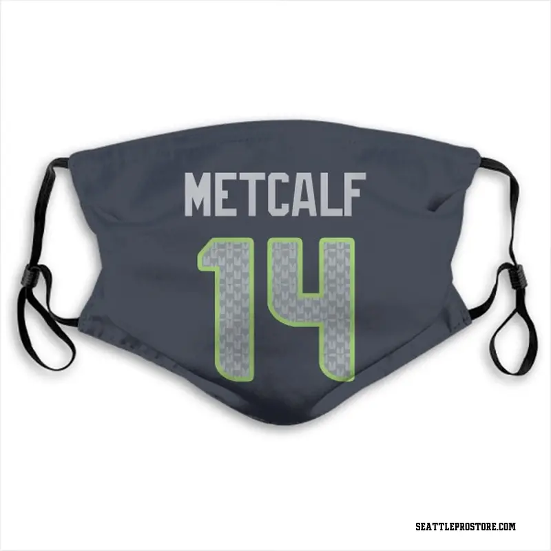 Limited Men's D.K. Metcalf Silver Jersey - #14 Football Seattle Seahawks  100th Season Inverted Legend Size 40/M