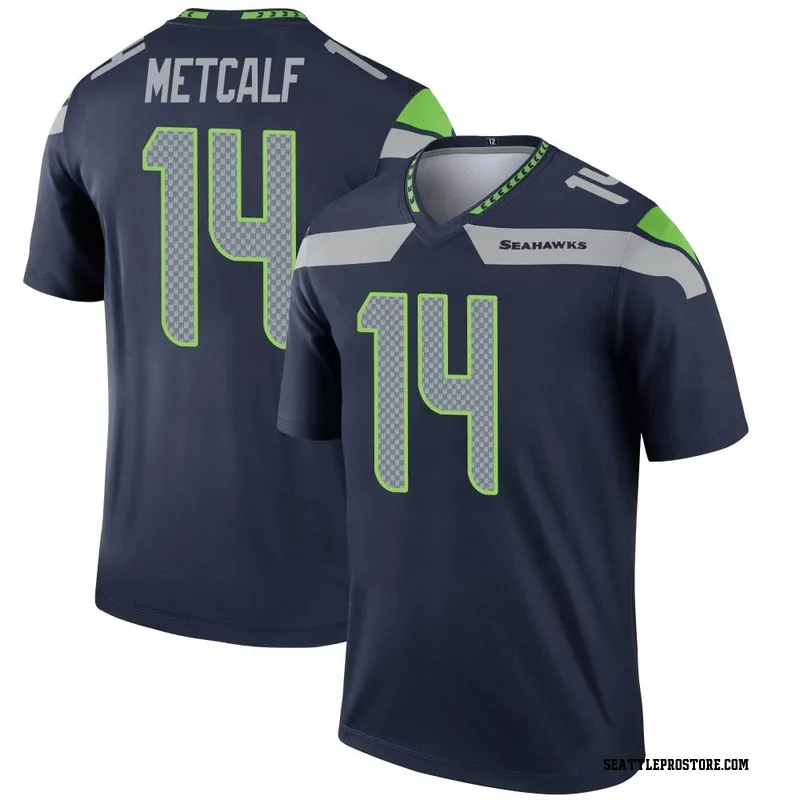 Nike Men's Seattle Seahawks DK Metcalf #14 Green T-Shirt