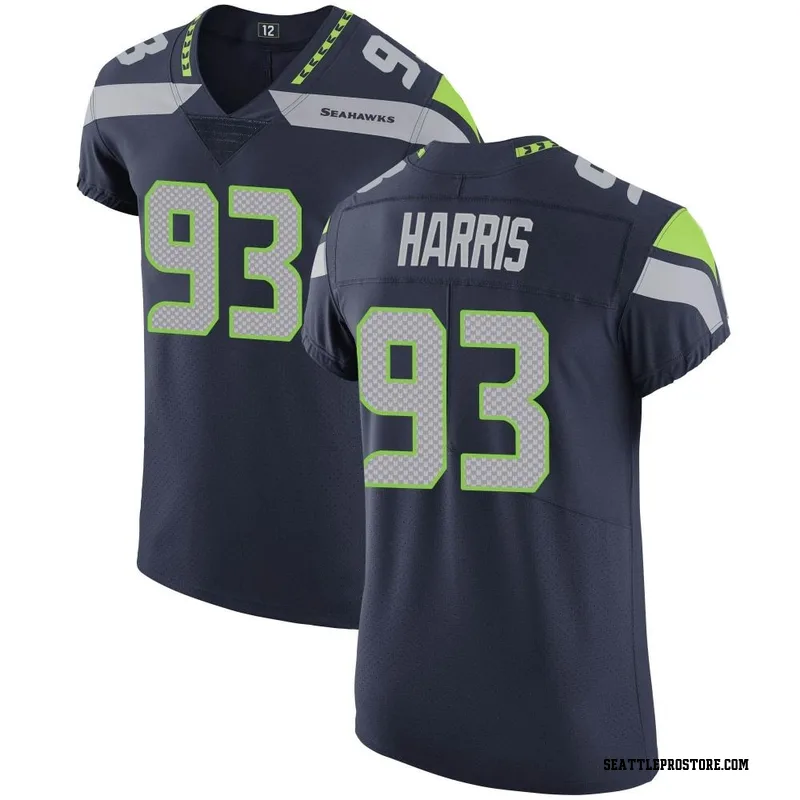 Seattle Seahawks Shelby Harris 96 Game Jersey - White Jersey - Bluefink