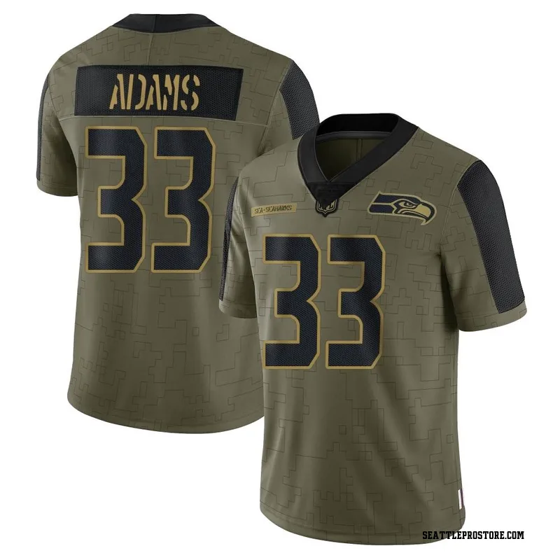 Nike Seahawks 33 Jamal Adams Gray Vapor Untouchable Limited Men Jersey