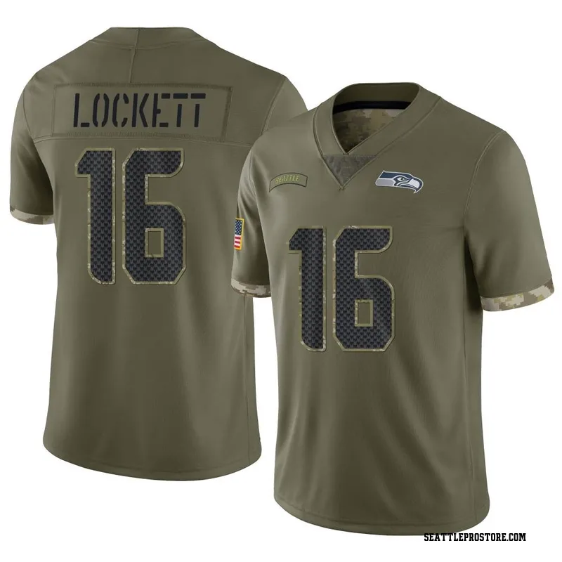 Seattle Seahawks L.j. Collier 2019 Salute To Service Nfl 100 Mens Jersey  Metallic - Bluefink