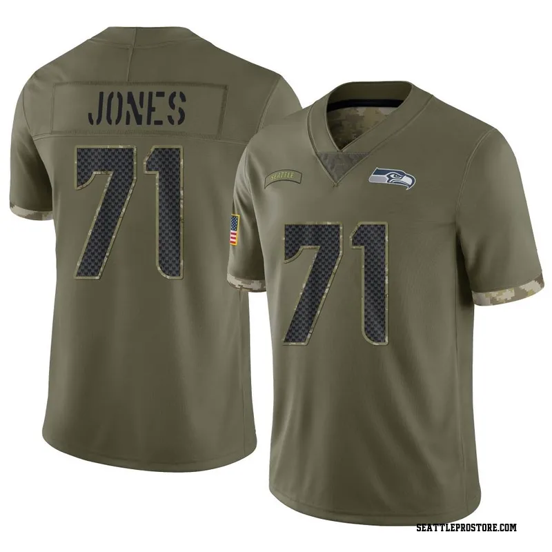 NFL Seattle Seahawks Walter Jones Replica TeamClor Jersey 