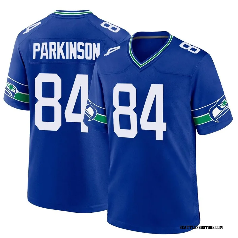 NFL Auction  International Series - Seahawks Colby Parkinson Game Worn  Jersey (11/13/22) Size 42