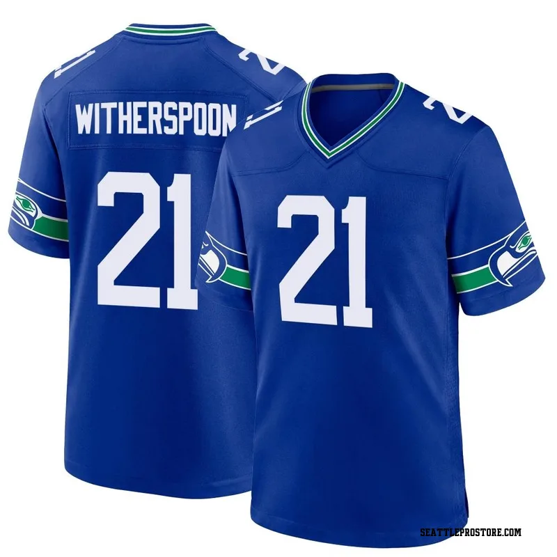 Royal Men's Devon Witherspoon Seattle Seahawks Game Throwback Jersey