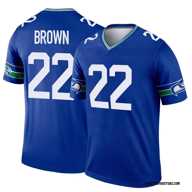 Limited Youth Tedric Thompson Silver Jersey - #33 Football Seattle Seahawks  100th Season Inverted Legend Size S(10-12)