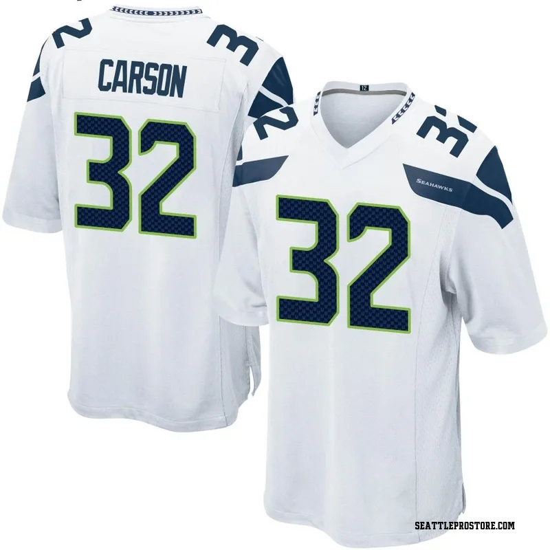 Sold at Auction: November 3, 2019 Chris Carson game worn Seattle Seahawks  jersey.