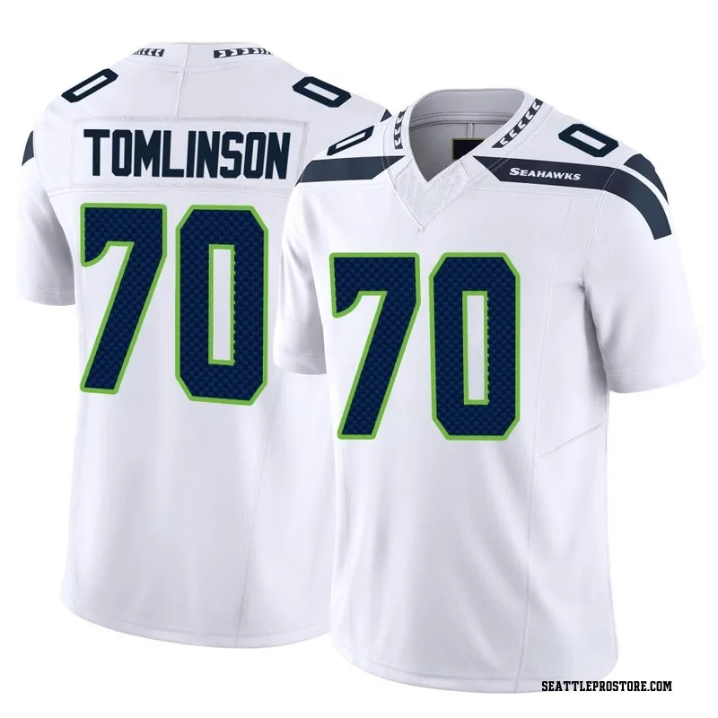 White Men's Laken Tomlinson Seattle Seahawks Limited Vapor F.U.S.E. Jersey