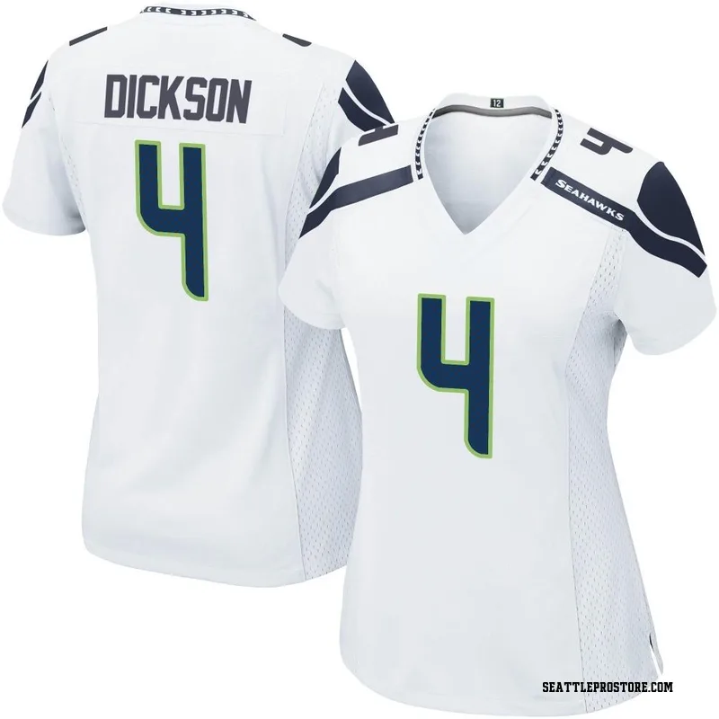 Limited Men's Ed Dickson Silver Jersey - #84 Football Seattle Seahawks  100th Season Inverted Legend Size 40/M